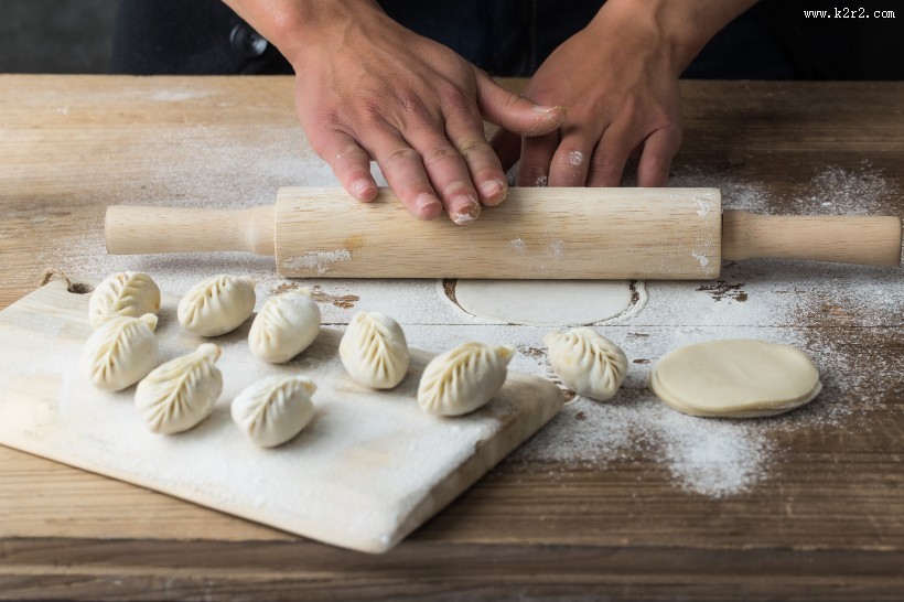美味饺子制作过程图片