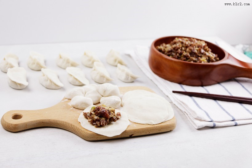 美味饺子制作过程图片