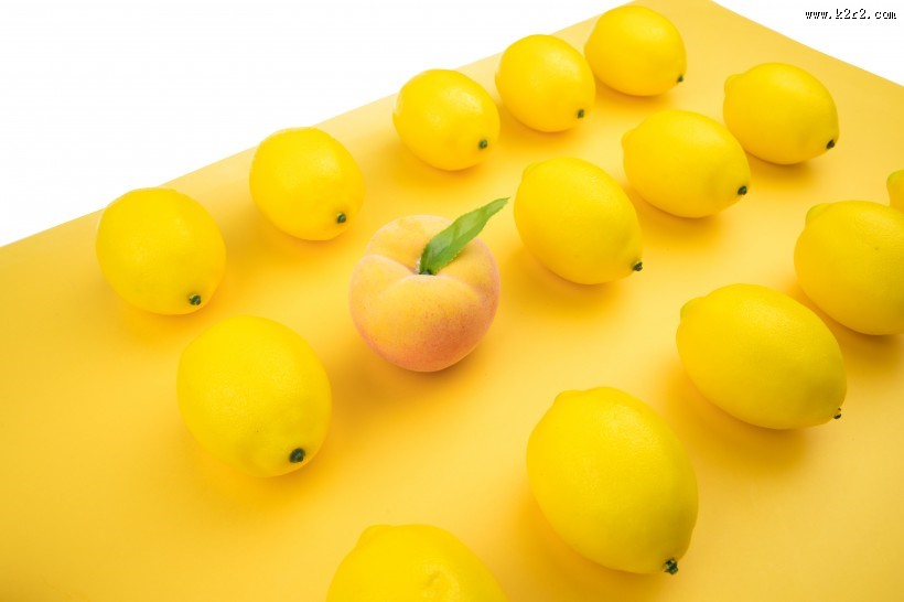 黄色柠檬图片