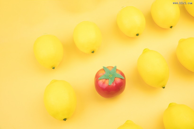 黄色柠檬图片