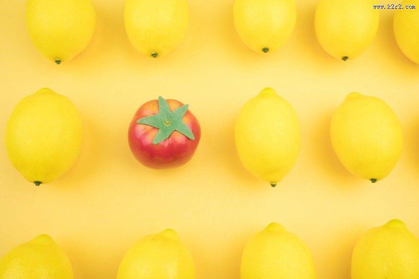 黄色柠檬图片