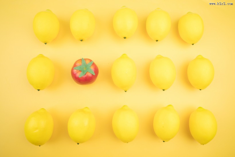 黄色柠檬图片