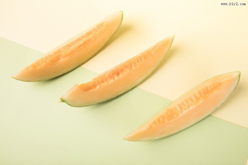 脆甜好吃的哈密瓜图片