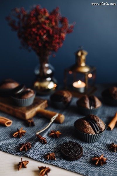 奥利奥松饼的图片