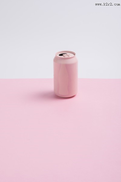 粉色易拉罐图片