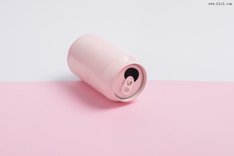 粉色易拉罐图片