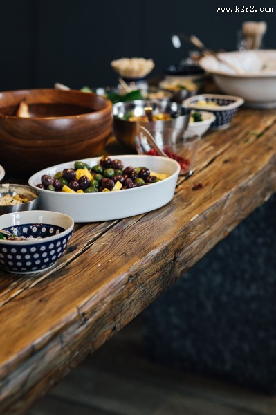 传统的中东羊肉晚餐图片