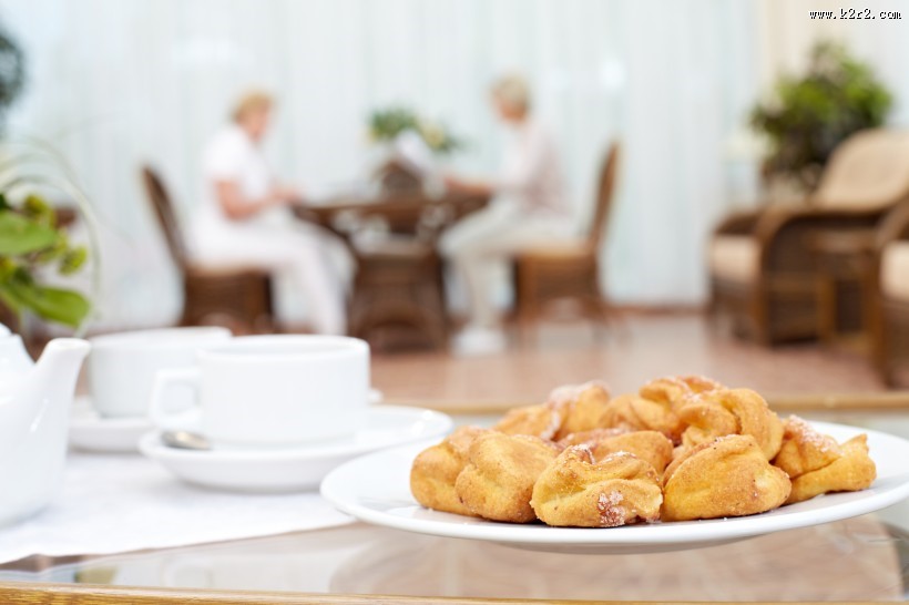 清爽可口的西式早餐图片