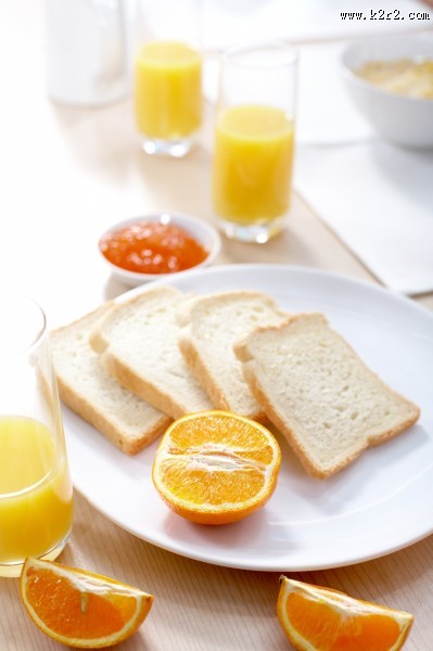 清爽可口的西式早餐图片