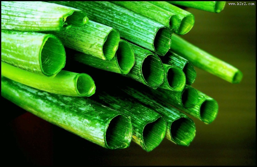 葱翠的大葱图片