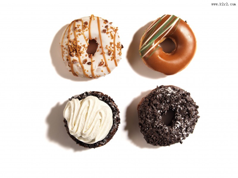 香甜诱人的甜甜圈图片