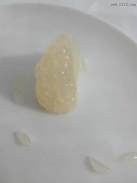 晶莹剔透的西柚图片