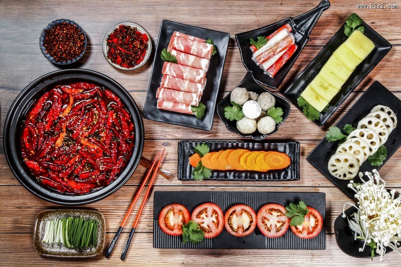 鲜香麻辣的火锅图片