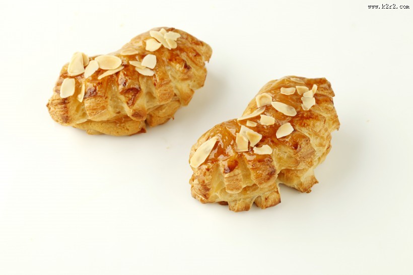 美味的起酥面包图片