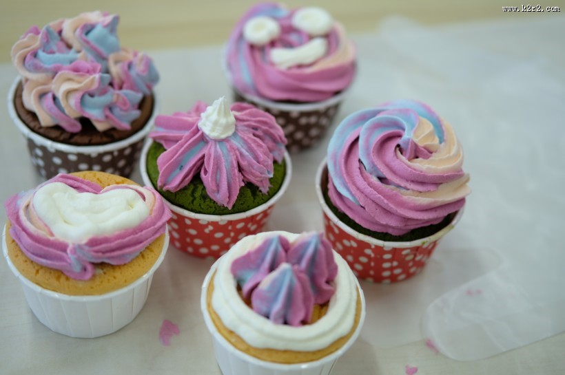 好吃好看的纸杯蛋糕图片