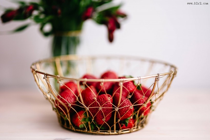 美味的草莓图片