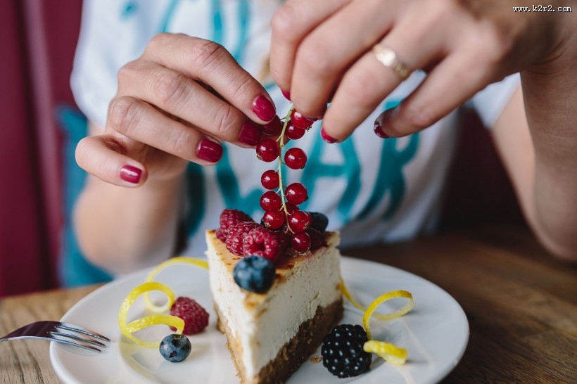 美味的芝士蛋糕图片