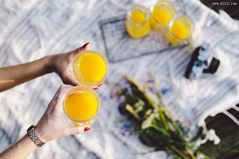 好喝的橙汁图片