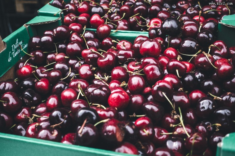 美味的樱桃图片