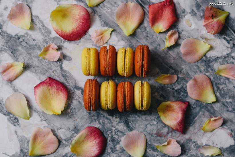 美味的马卡龙图片