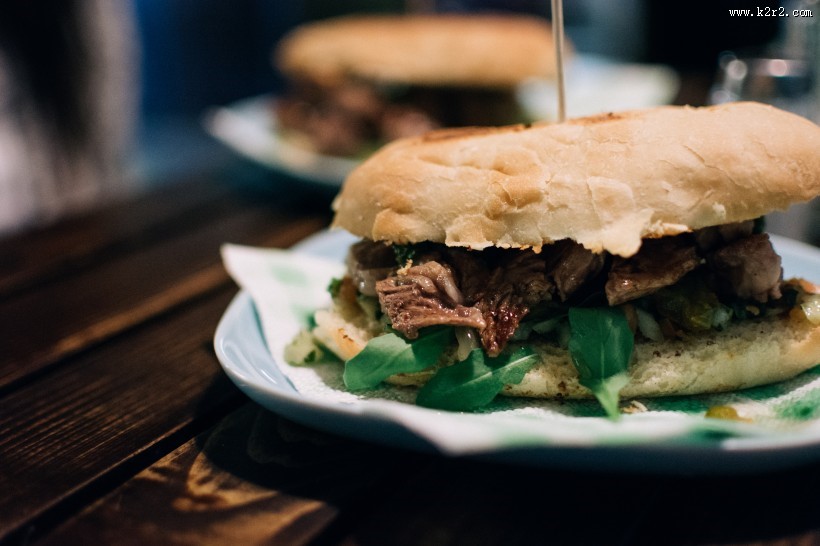 美味诱人的三明治图片