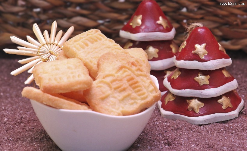 鲜香酥脆的饼干图片