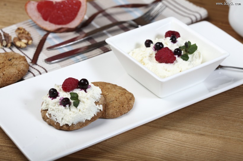 香甜酥脆的饼干图片