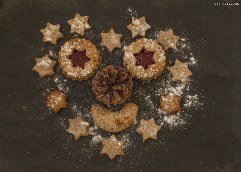 形状可爱有趣的饼干图片