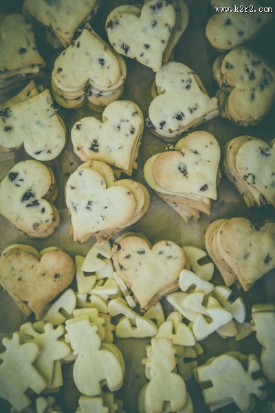 松脆香甜的饼干图片