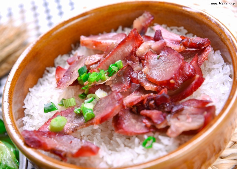 好吃的肉蒸饭图片