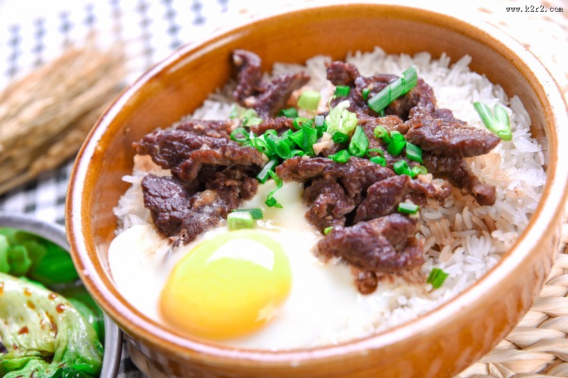 好吃的肉蒸饭图片