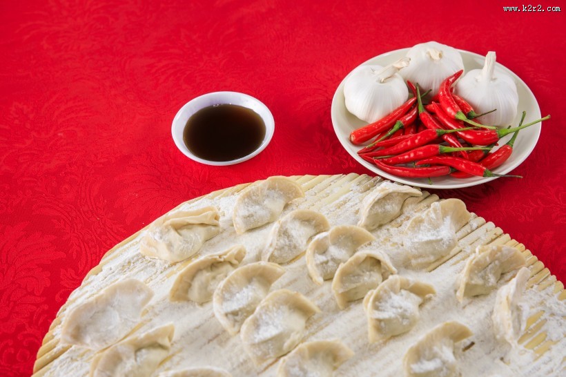 美味好吃的饺子图片