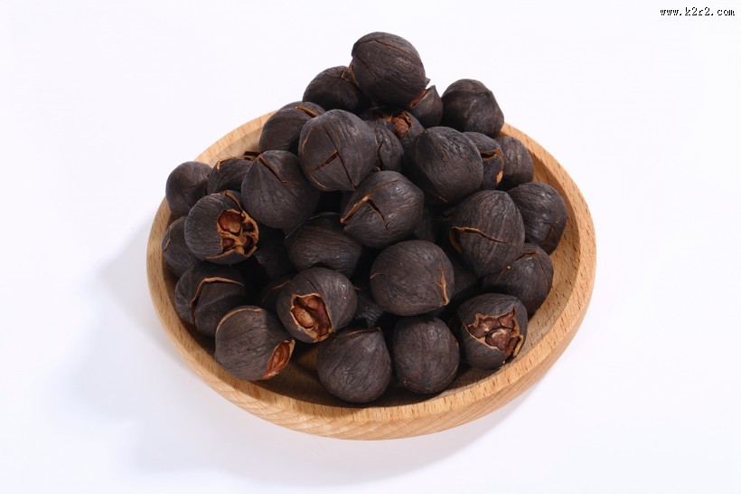 黑色核桃干果图片大全