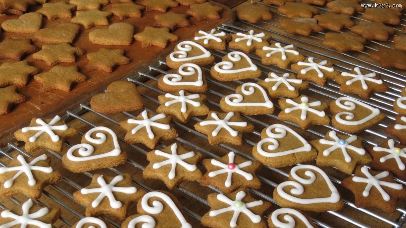 手工制作圣诞饼干图片