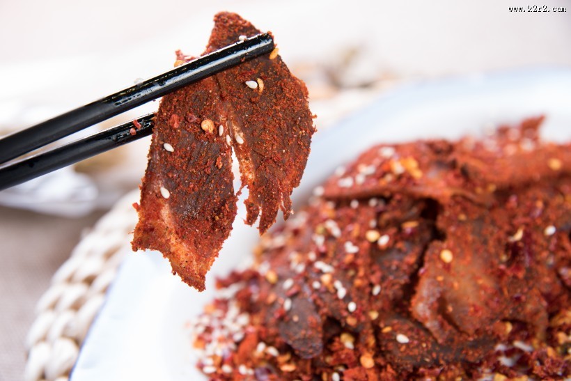 美味嚼劲十足的牛肉干图片