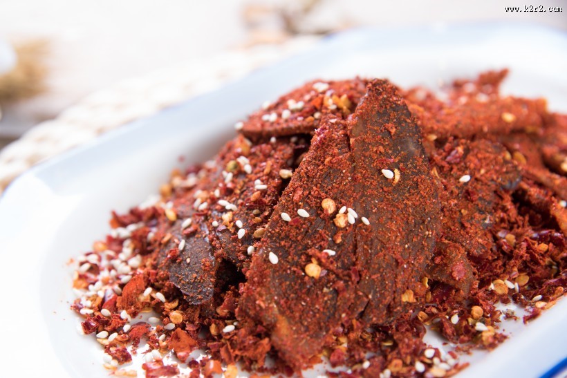 美味嚼劲十足的牛肉干图片