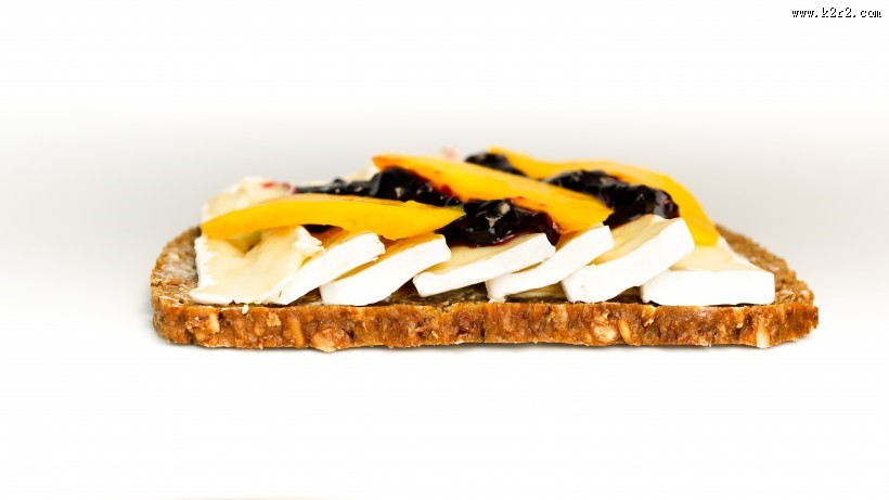 美味好吃的芒果蛋糕图片