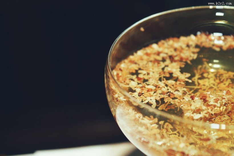 香喷喷的桂花酒图片