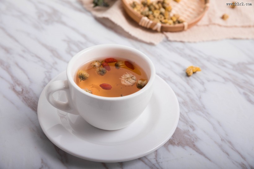 健康营养的枸杞养生茶饮图片