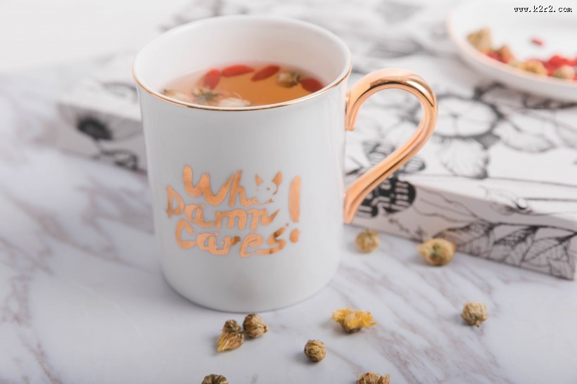 健康营养的枸杞养生茶饮图片