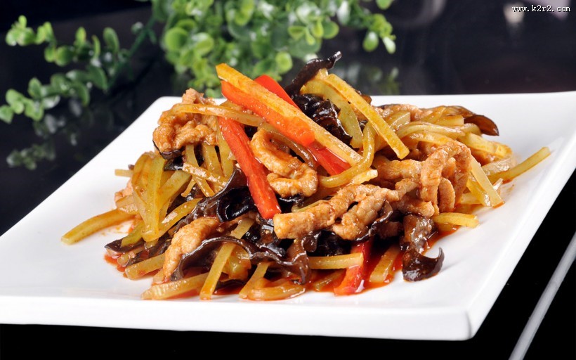 川菜鱼香肉丝图片