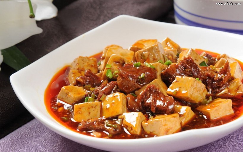川菜麻婆豆腐图片