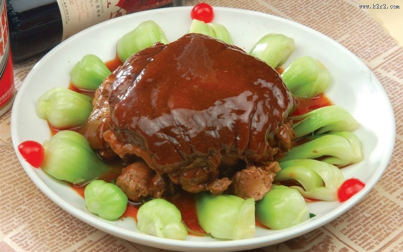 川菜东坡肘子美食图片