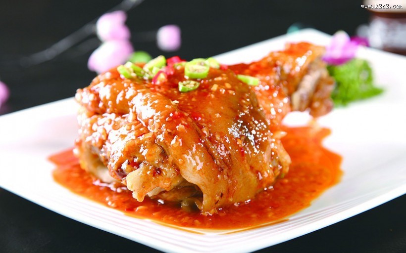 川菜东坡肘子美食图片