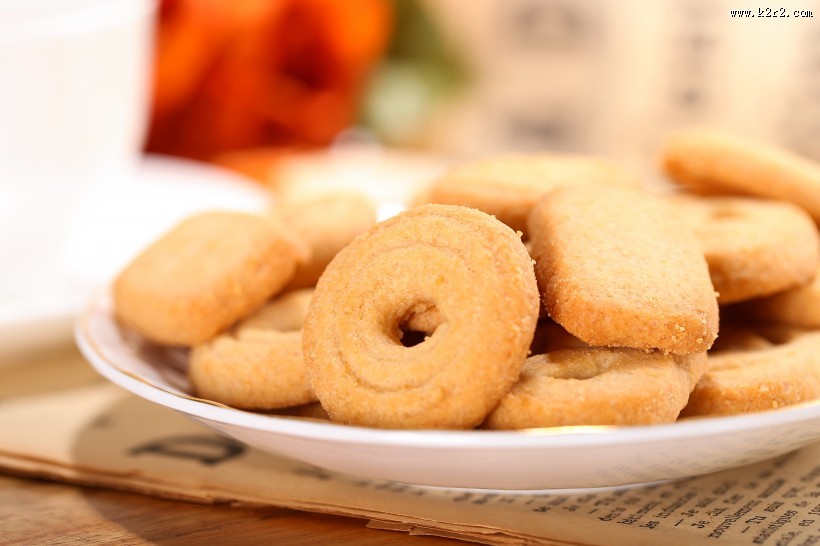 香甜好吃的曲奇饼干图片