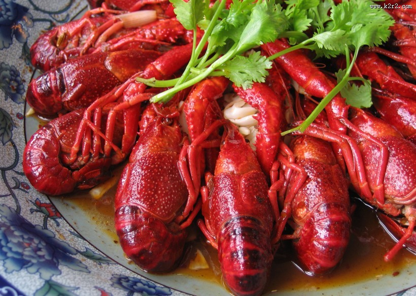 够味的小龙虾图片