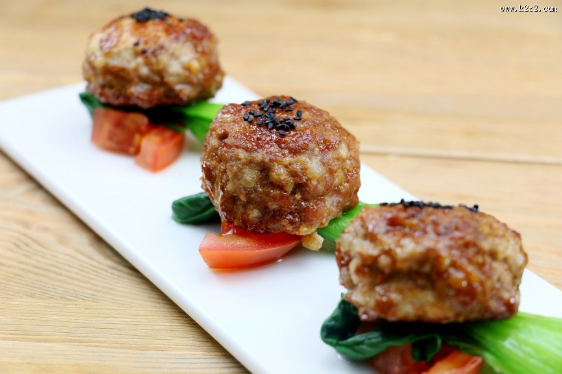 美味好吃的肉丸子图片