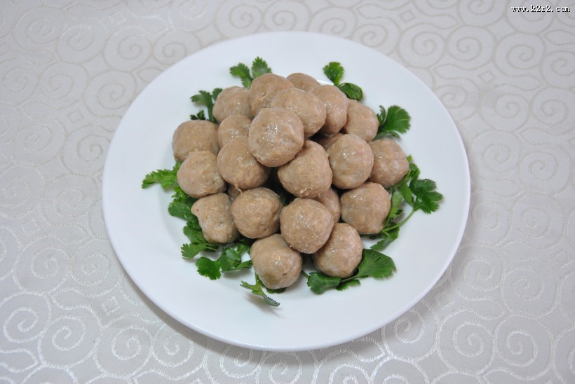 美味好吃的肉丸子图片