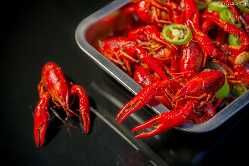 鲜美浓香的麻辣小龙虾图片