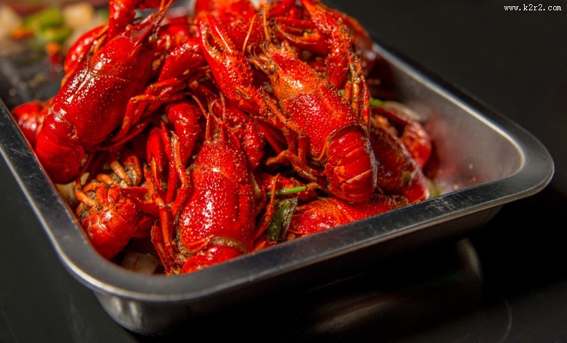 鲜美浓香的麻辣小龙虾图片